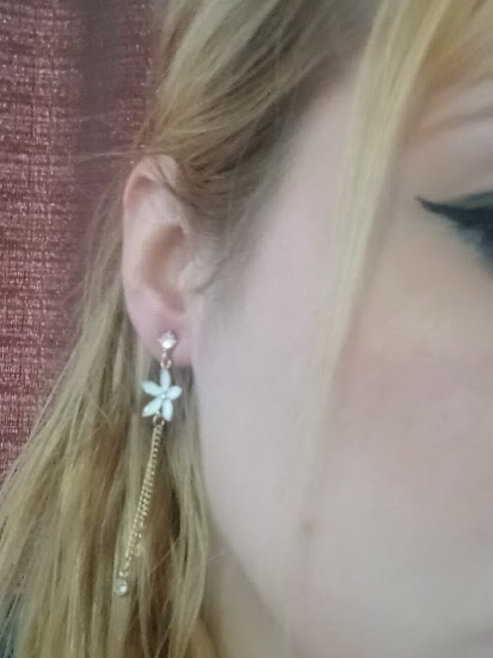 [2 For 1] Floral dropping fashion earrings